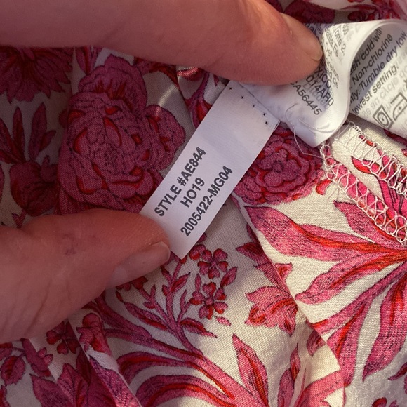 J.Crew Liberty Ruffle Sleeve Blouse - Picture 7 of 9